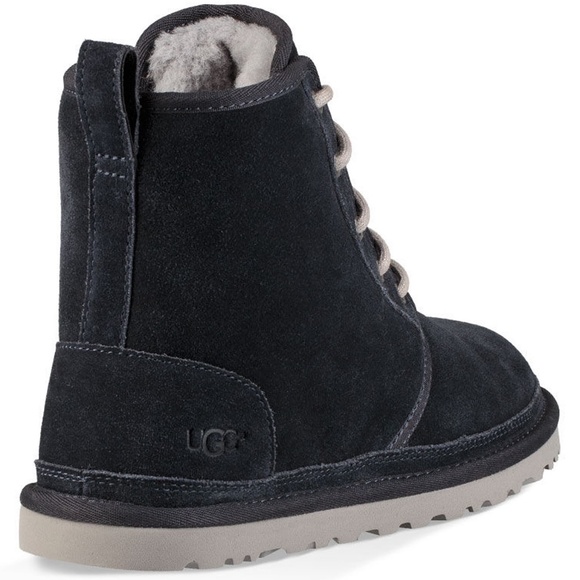 UGG Harkley Suede Lace-Up Boots True Navy Blue 11 main image 6